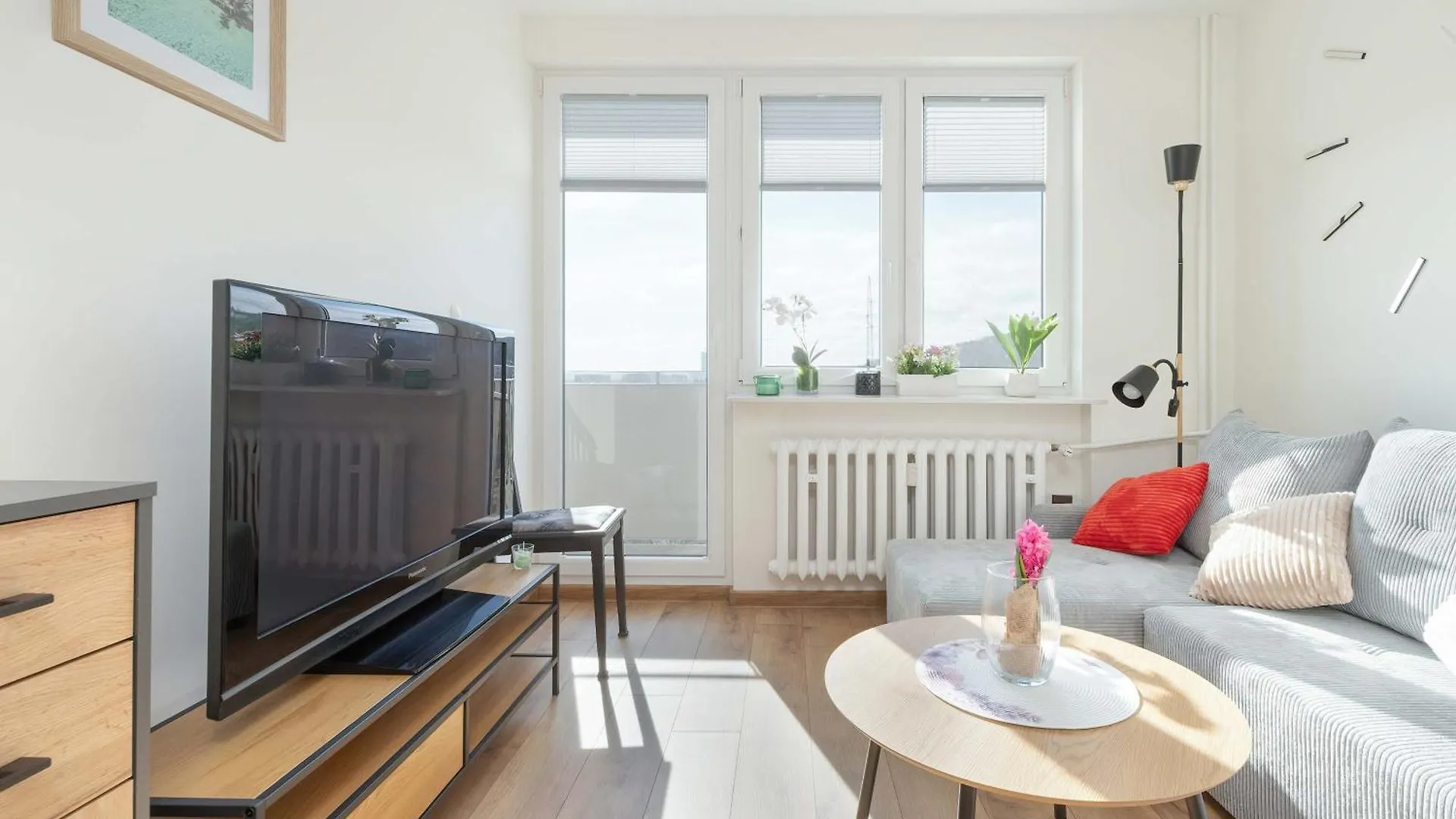 Sloneczny Apartament Z Pieknym Widokiem, Balkon & Parking By Noclegi Renters Sopot Polen