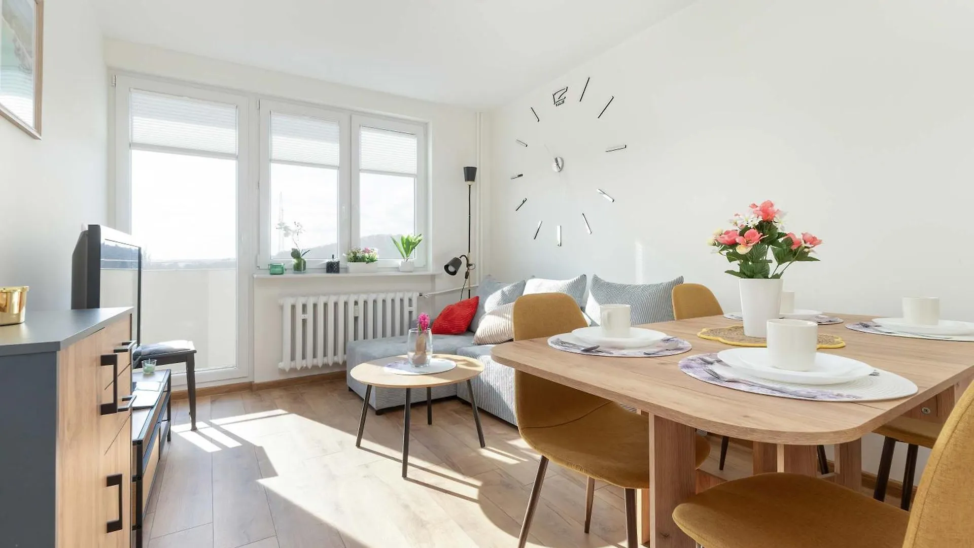 Sloneczny Apartament Z Pieknym Widokiem, Balkon & Parking By Noclegi Renters Sopot Lägenhet